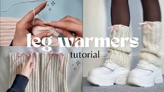 How to Crochet Leg Warmers | Quick and Easy Tutorial