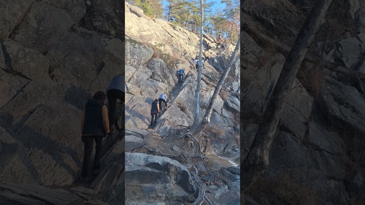 50 foot cliff on Billy goat trail