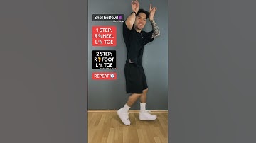 SHE THE DEVIL😈First Move👟Tutorial‼️#paintthetownred #dojacat #shedevil #dancetutorial