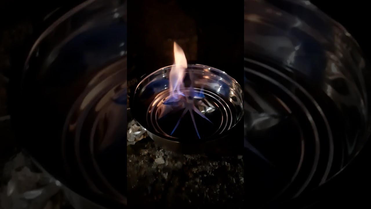 teste 2 bruleur bio ethanol