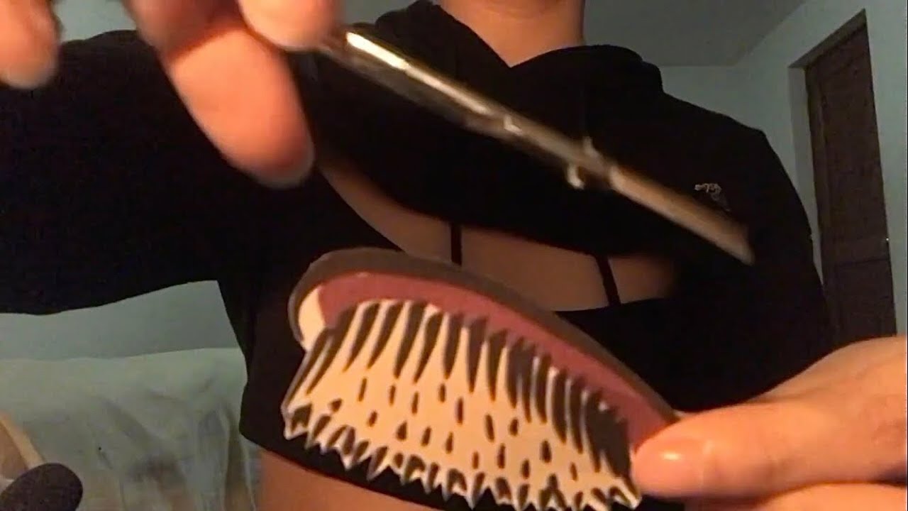 asmr giving you a new haircut fast and aggressive 