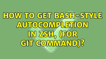 How to get bash-style autocompletion in zsh, (for git command)?