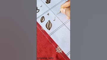 basic henna elements || #mehndi #tutorial #shorts #henna_lady