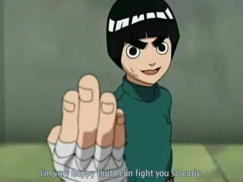 Rock Lee Entry | Fight with Gaara | Entry - YouTube