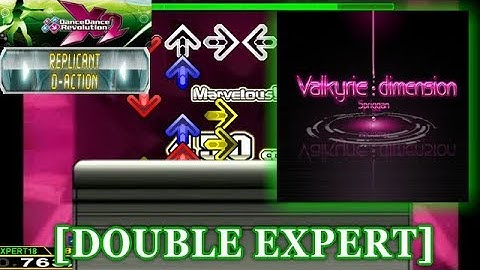 【DDR X2】 Valkyrie dimension [DOUBLE EXPERT] 譜面確認＋クラップ