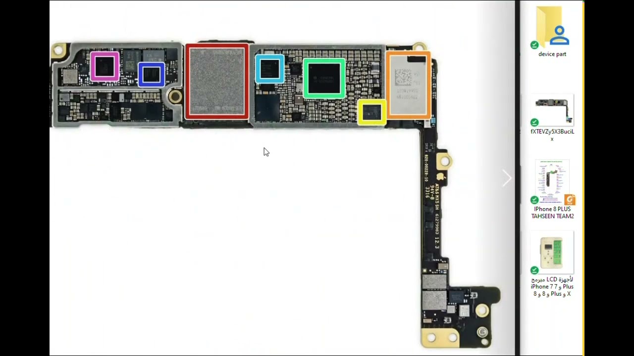 apple iphone 8 disassembly motherboard schematic diagram service ways