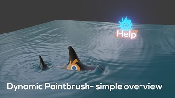 blender dynamic paint brush simple overview