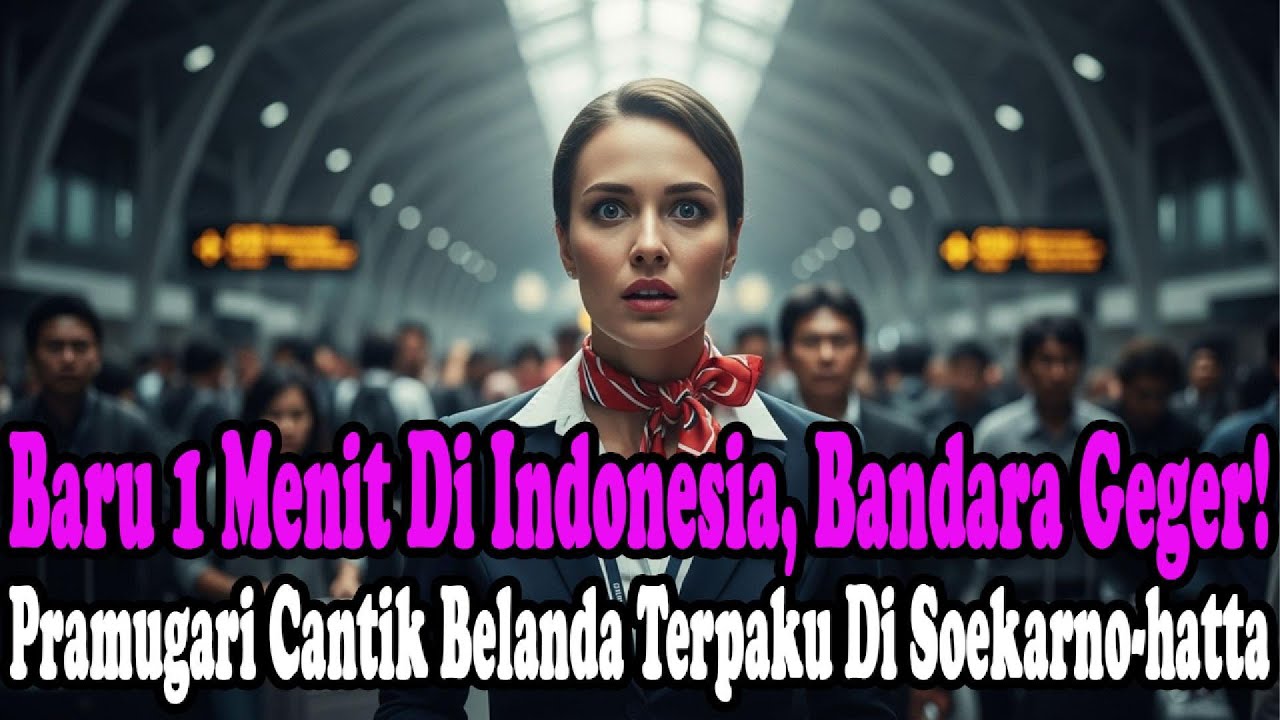 Baru Mendarat, Pramugari Cantik Belanda Dibuat Kaget Hebat Di Bandara Soekarno-hatta!