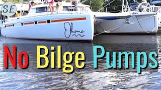 Our Catamaran Sailboat Was Built WITHOUT Automatic Bilge Pumps And We Almost Sank!  [Sailing Family]