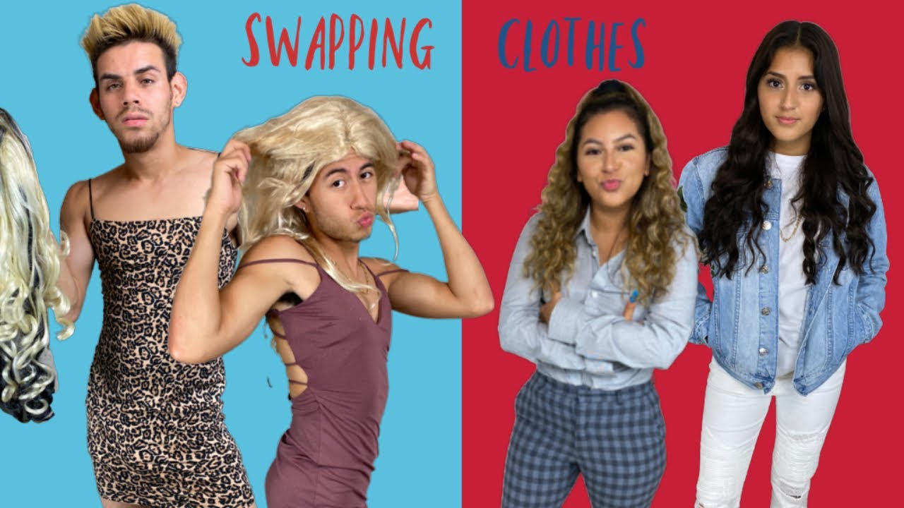 SWAPPING OUTFITS (Girls vs Guys)
