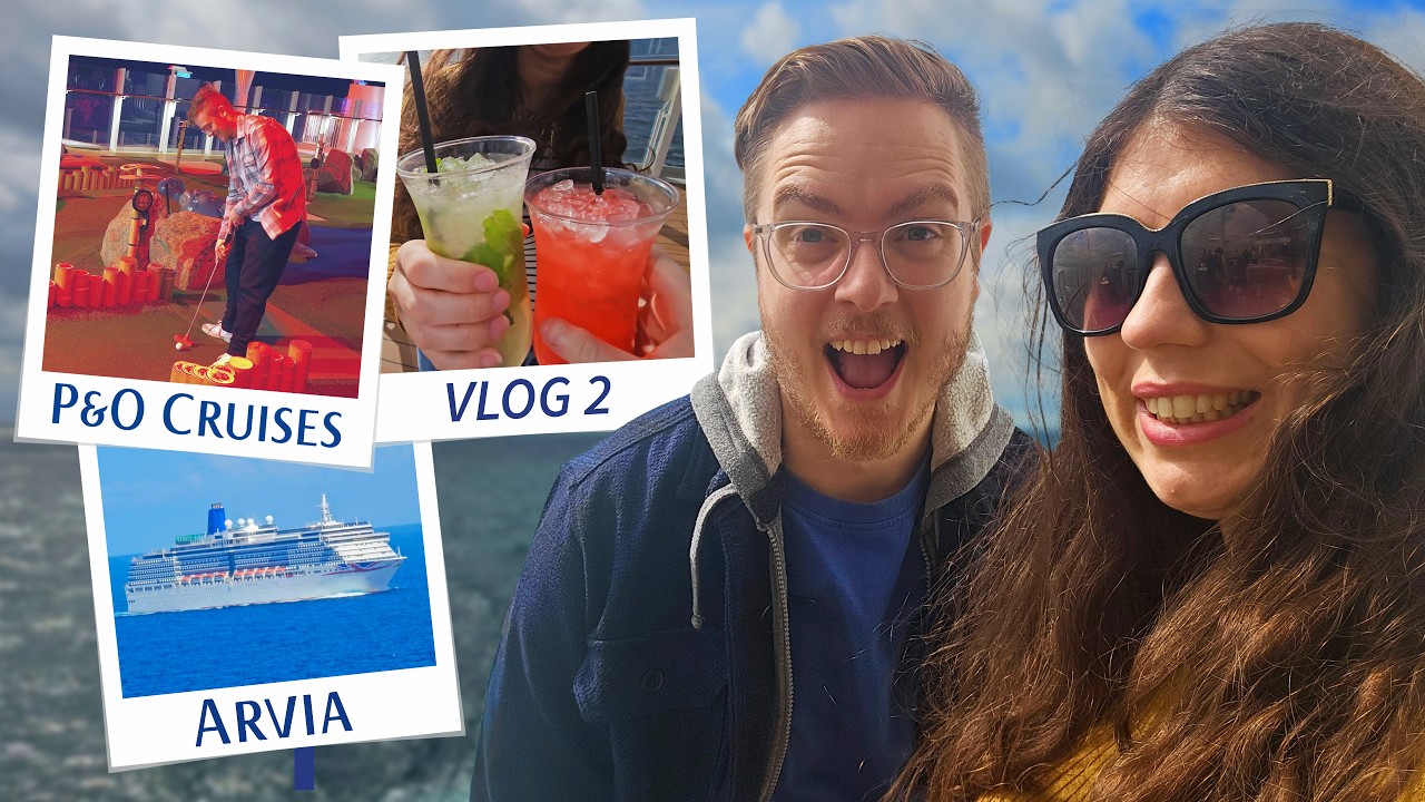 P&O Arvia Norwegian Fjords Cruise - Vlog 2: Sea Day