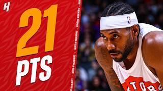 Kawhi Leonard RETURNS TO TORONTO & Drops 21 Points 🔥