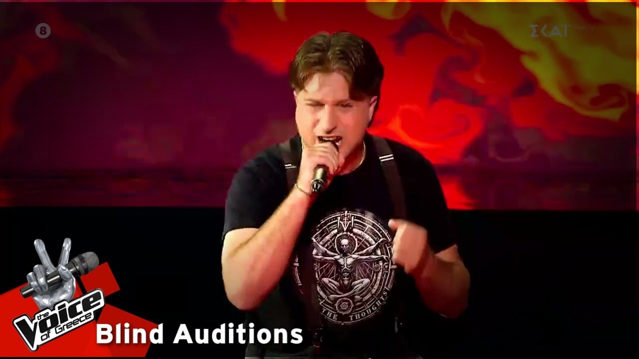 Βασίλης Αγριανίτης - «Phychosocial» | The Voice of Greece | 10η Σεζόν