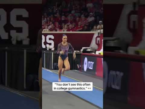 Auburn’s Paige Zancan stuck this vault 🤯