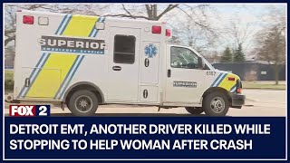 Detroit EMT, another driver killed while stopping to help woman after crash