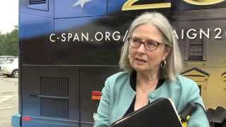 Inside the C-SPAN Bus at South Burlington High School