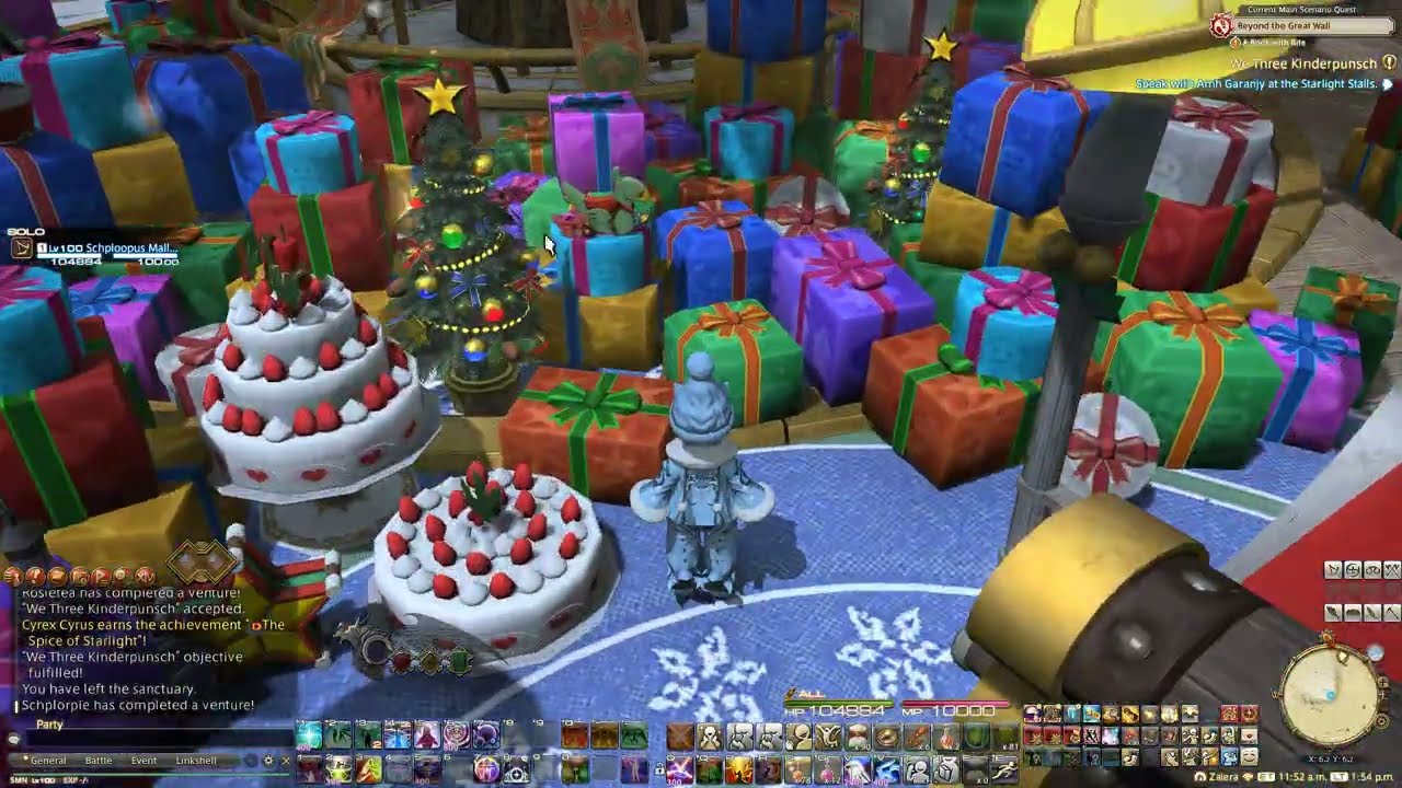 FFXIV - Starlight Festival "We Three Kinderpunsch" Quest & Full Exploration Of Cozy Event