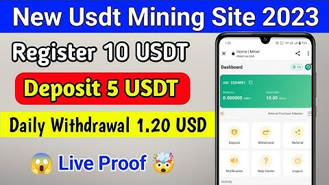 New Usdt Mining Site 2023 | New usdt Grabbing Site | New usdt shop & Earn site | Usdt Earn