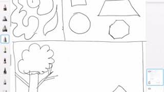 Drawing with Organic and Geometric shapes