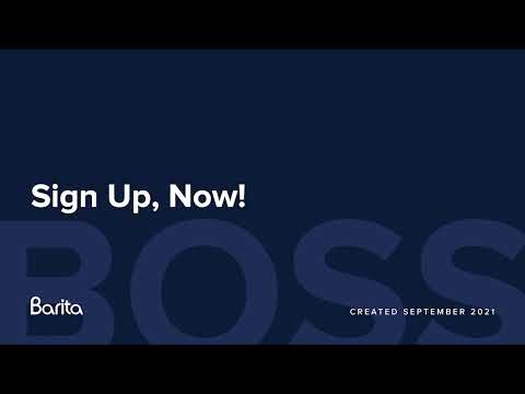How to Sign Up on Barita BOSS