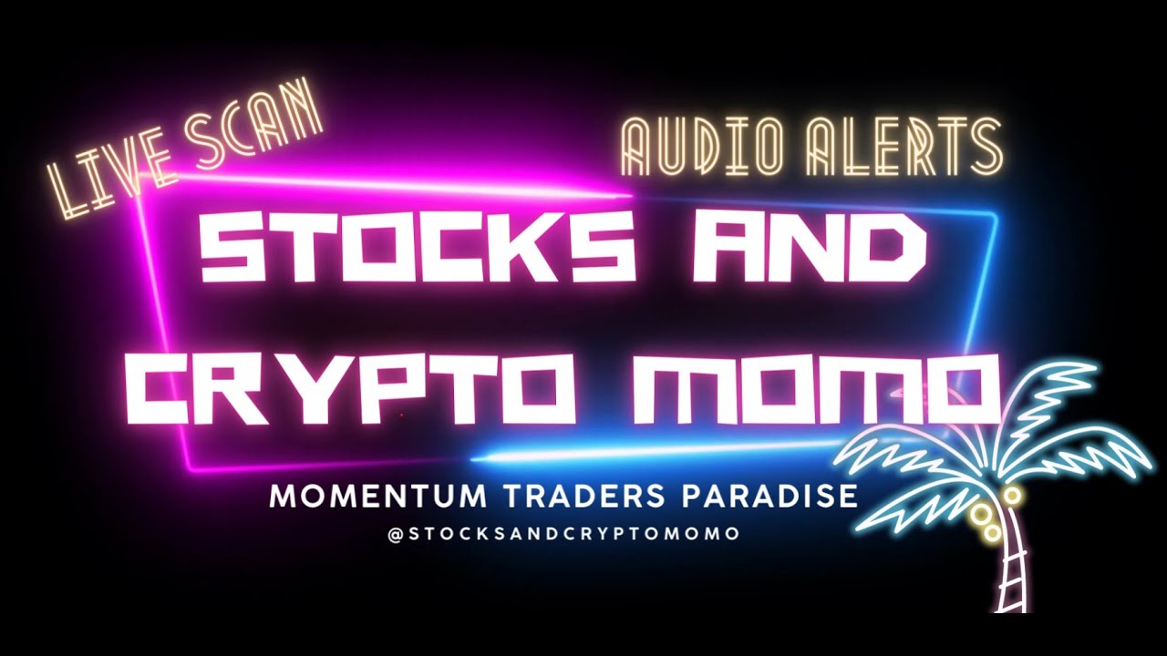 Live Day Trade Ideas for Stocks and Crypto Momentum Traders (Audio Alerts and Live Scanner)