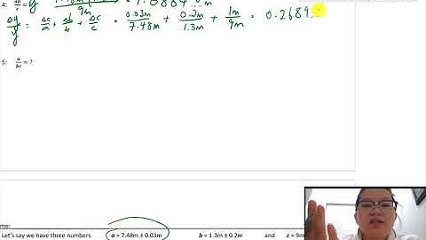 1.07 Uncertainty Propagation for analyzing data in physics labs_multiplying and dividing