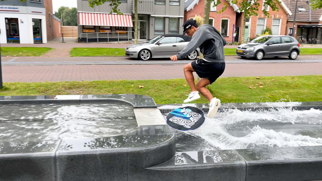 WE FOUND THE PERFECT SKIMBOARD SPOT IN A CITY!