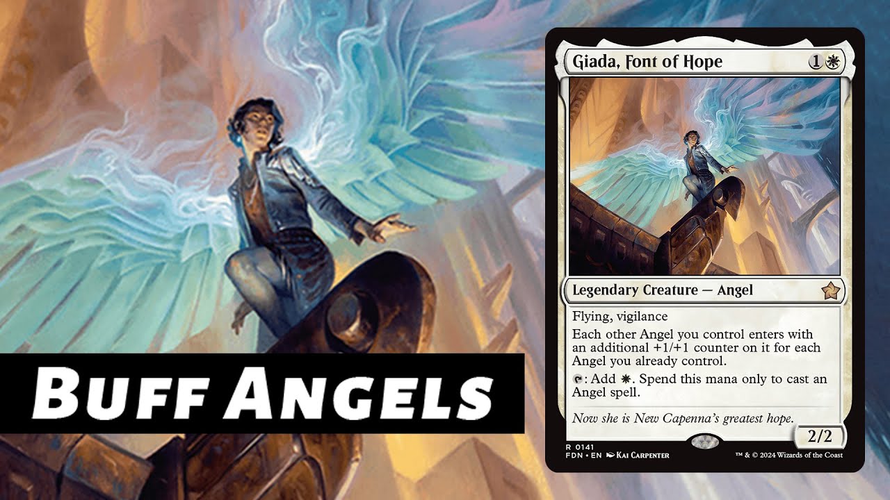 Giada, Font Of Hope Angel Tribal Flying Magic MTG Custom Commander Deck   100 Cards