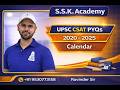 UPSC CSAT | CALENDAR | PYQ + TRICKS BY RAVINDER SIR #banking #calendar #chandigarh #csatreasoning
