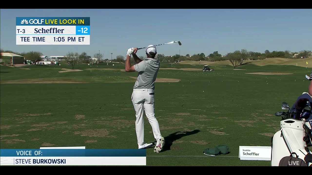 Scottie Scheffler - On the Range Before Winning His 1st PGA Tournament