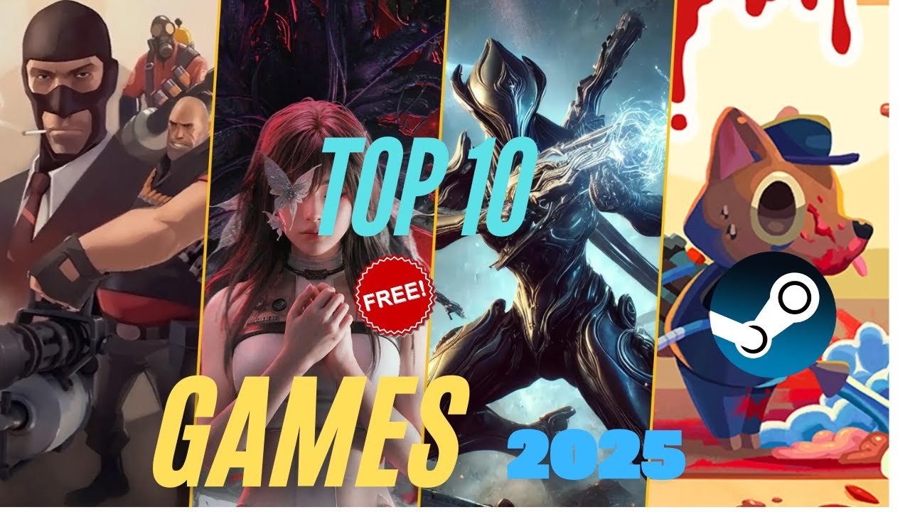 Top 10 Free to Play Steam Games You MUST Try in 2025(NEW} - YouTube