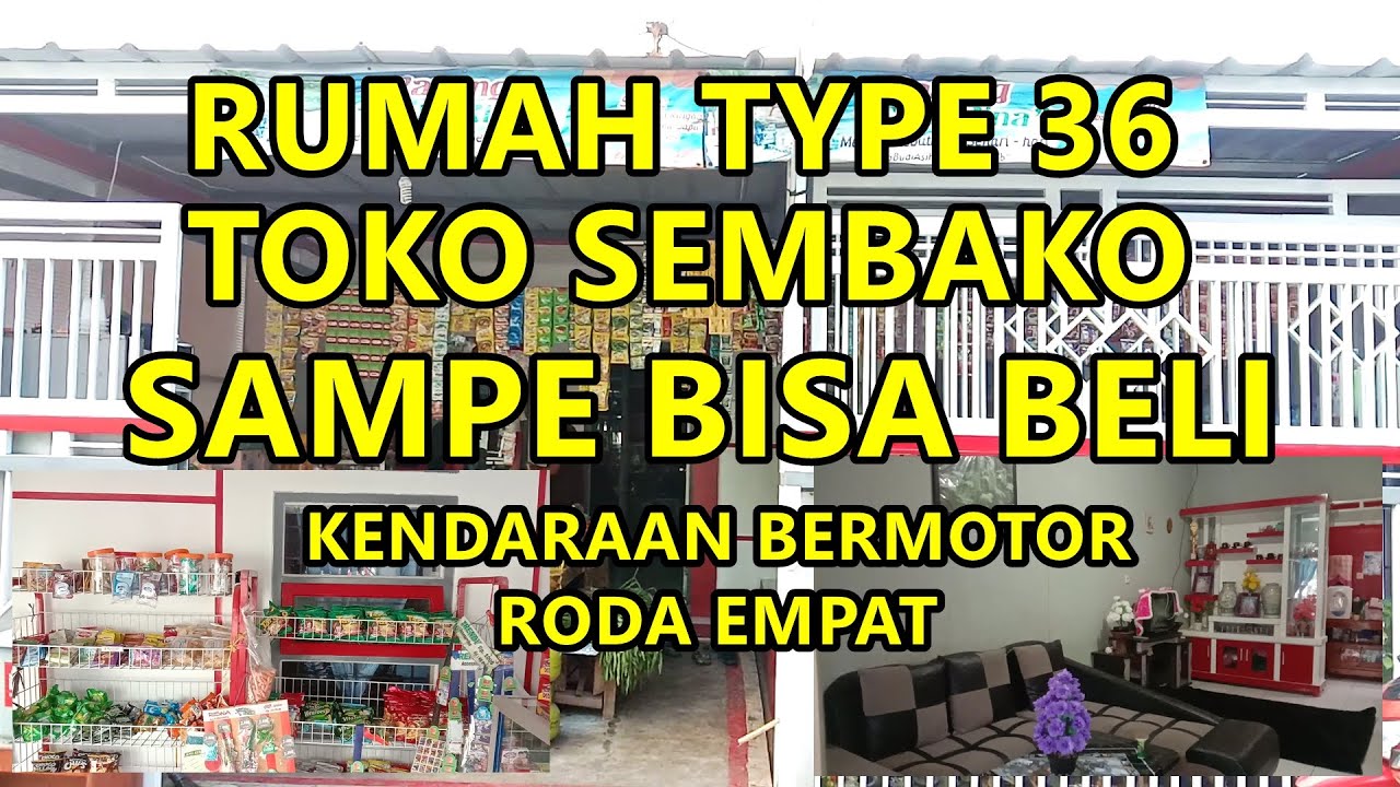 Home Tour Rumah Minimalis Type 36 Jadi Warung Toko YouTube