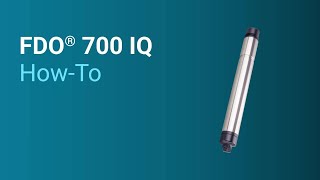Simple and fast cap change of the oxygen sensor FDO® - WTW