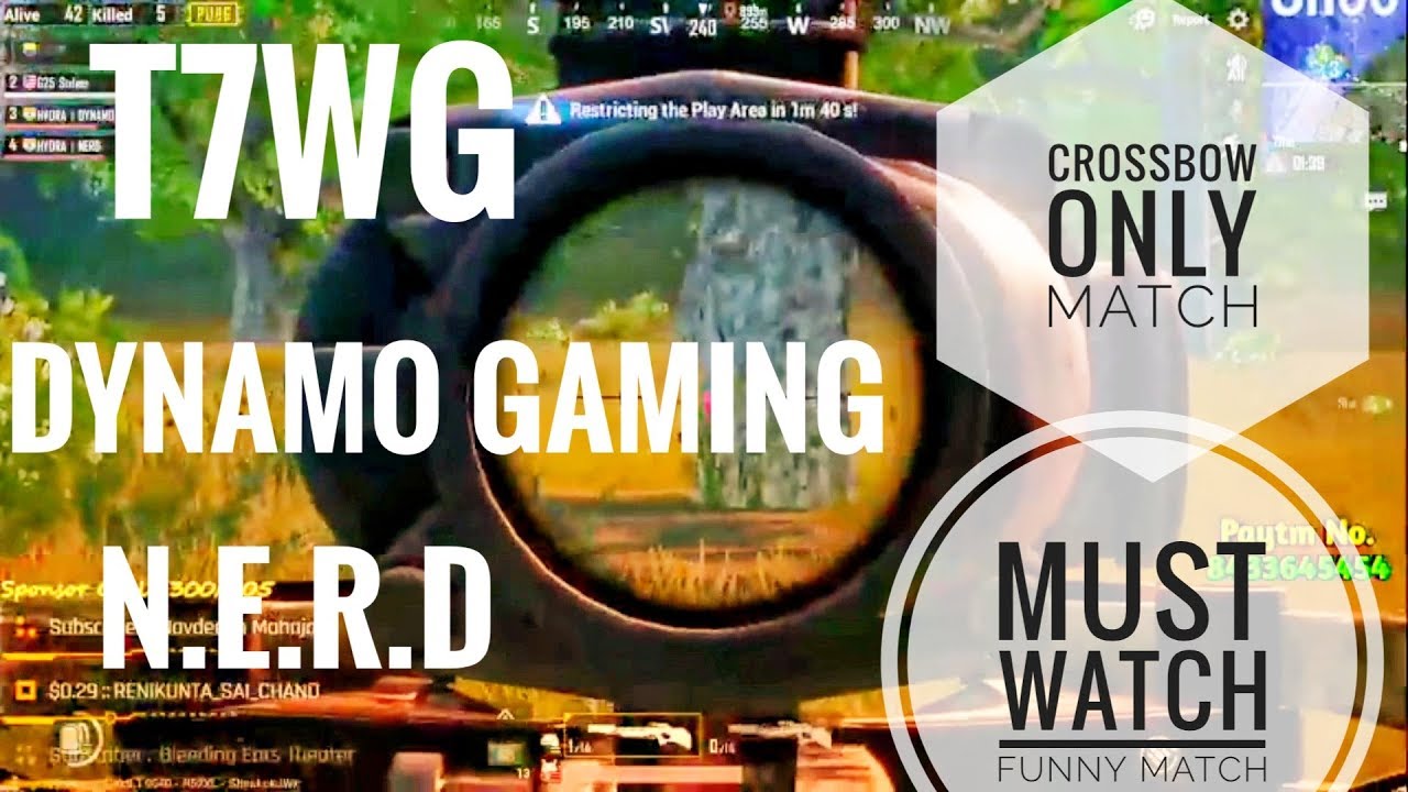 Dynamo +T7WG+N.E.R.D Crossbow Only|Advance Custom Room|Gacho Gacho