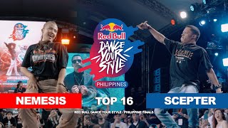NEMESIS vs SCEPTER [Top 16] Red Bull Dance Your Style - Philippines 2023