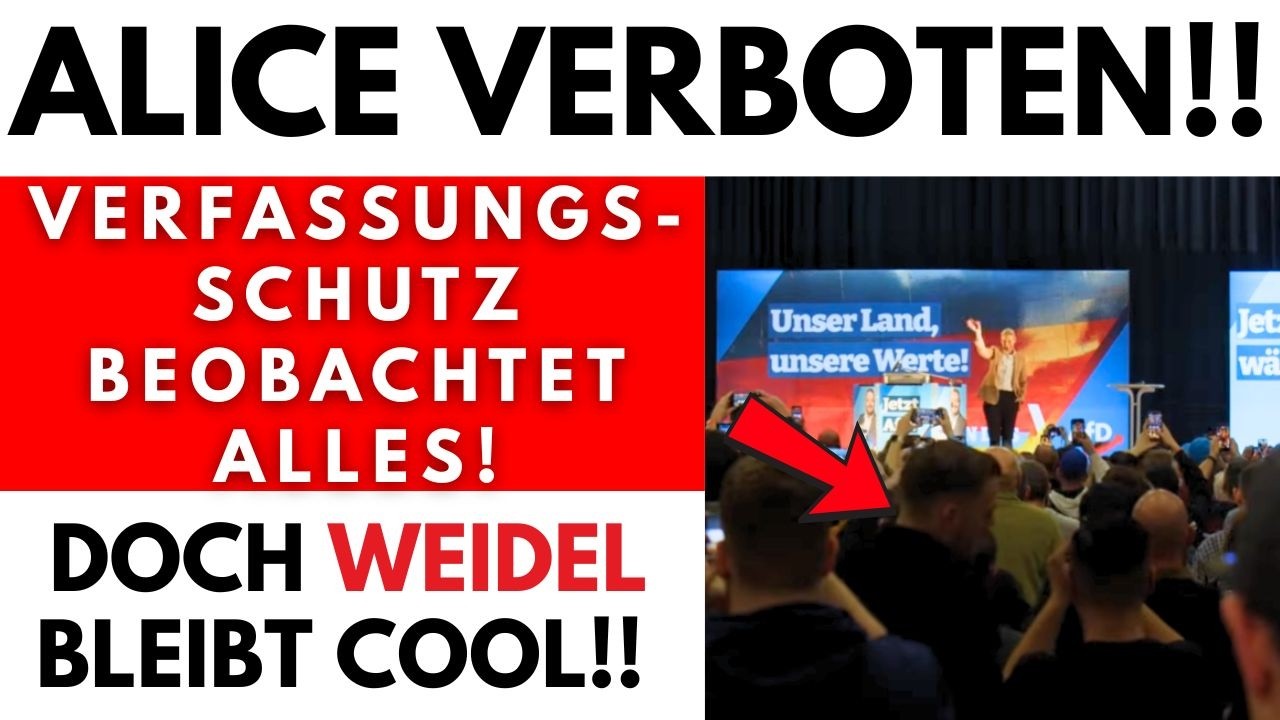 ‼️ Achtung: Verfassungsschutz LIVE im Publikum – doch Alice SPRENGT die Bühne! 🔥😱