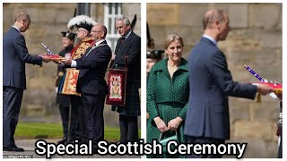 The Duke and Duchess of Edinburgh get keys to Scotland in traditional ceremony