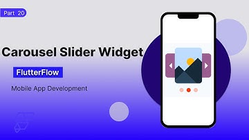 Part 20 | Carousel Slider Widget in FlutterFlow | Figma | Design for beginners Easy Tutorial