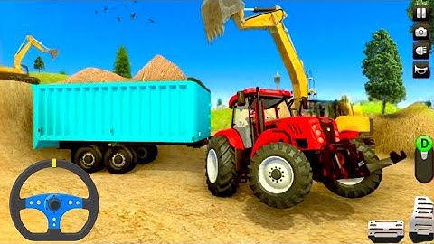 Real JCB Backhoe Loader Game - Real Construction JCB Excavator Driving - Android Gameplay