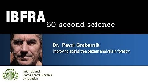 60-second science with Dr.  Pavel Grabarnik: Improving spatial tree pattern analysis in forestry