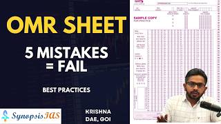 OMR Sheet Etiquettes - One Wrong Bubble = One Year Lost | UPSC