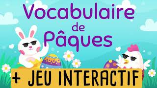 French Easter vocabulary | Vocabulaire de Pâques | Easter words in French | Easter games for kids