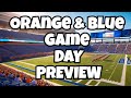 Anticipating the orange and blue game