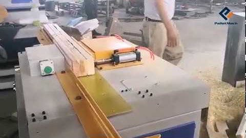 Pallet stringer notching machine single slot