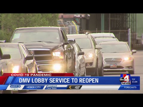 Some Utah DMV lobbies to open