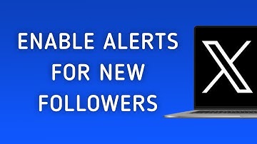 How To Enable Notifications For New Followers On X (Twitter) On PC