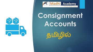 Consignment Accounts in Tamil -Basic Accounts in Tamil Series