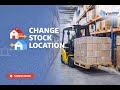 How to Change Stock Location