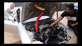 Starting my Single Turbo FD for the first time! *LOUD*