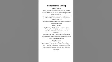 Performance tuning in informatica cloud 2025#informaticaiics #etl #interview#easy